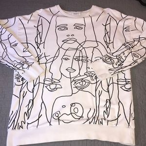 Single Line Drawing Sweater (Women’s XXL, Men’s L)